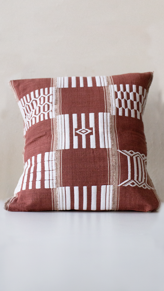 Five | Six Textiles Damier Ancient Pillow Pillow Mad Color Collective madcolor.nyc