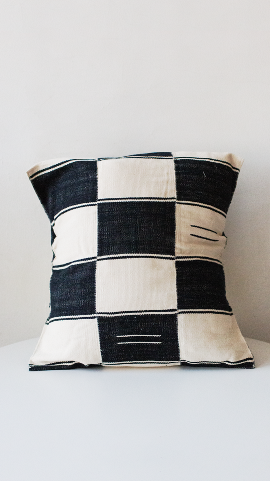 Five | Six Textiles Damier Pillow Pillow Mad Color Collective madcolor.nyc