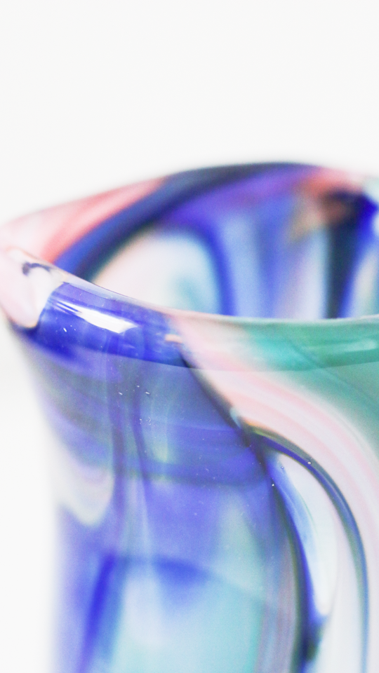 Upstate Handblown Carafe Pitcher Mad Color Collective madcolor.nyc