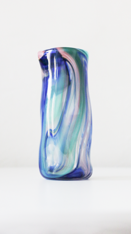 Upstate Handblown Carafe Pitcher Mad Color Collective madcolor.nyc